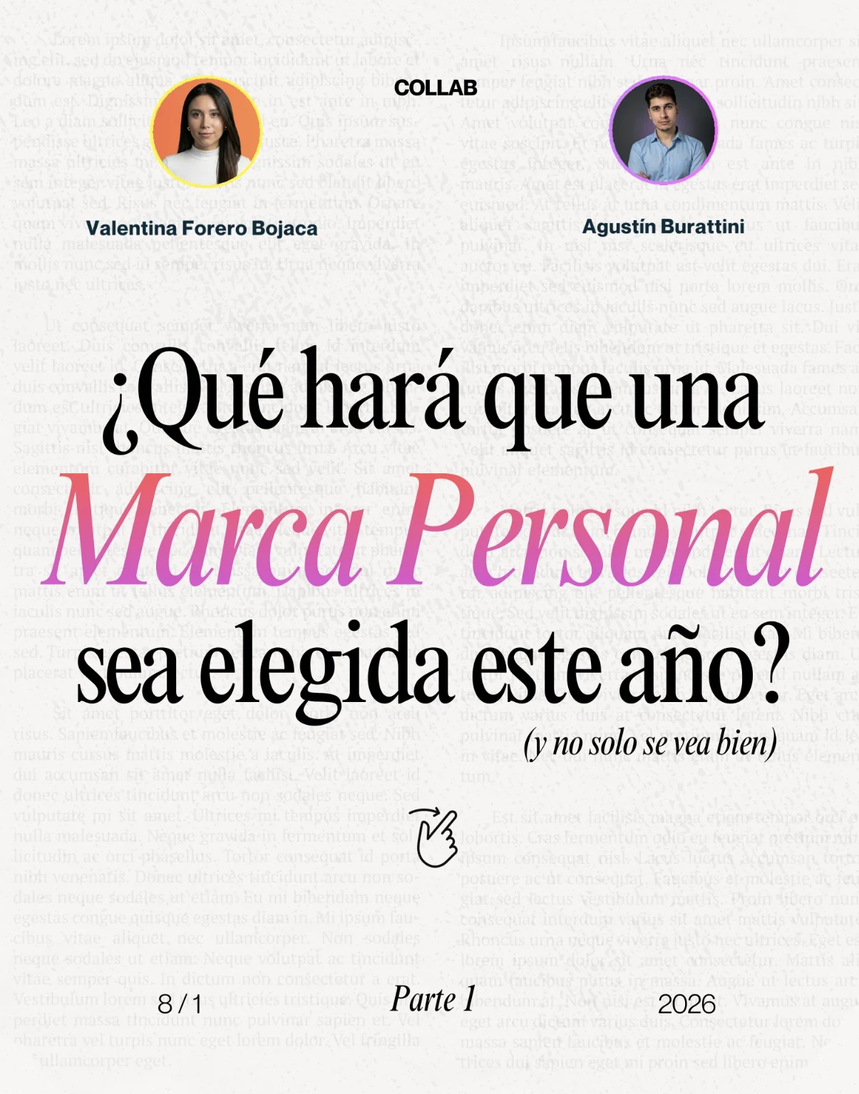 Carrusel en colaboración: ¿qué hará que una marca personal sea elegida este año?